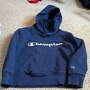 Champion Kids Dark Blue Hoodie